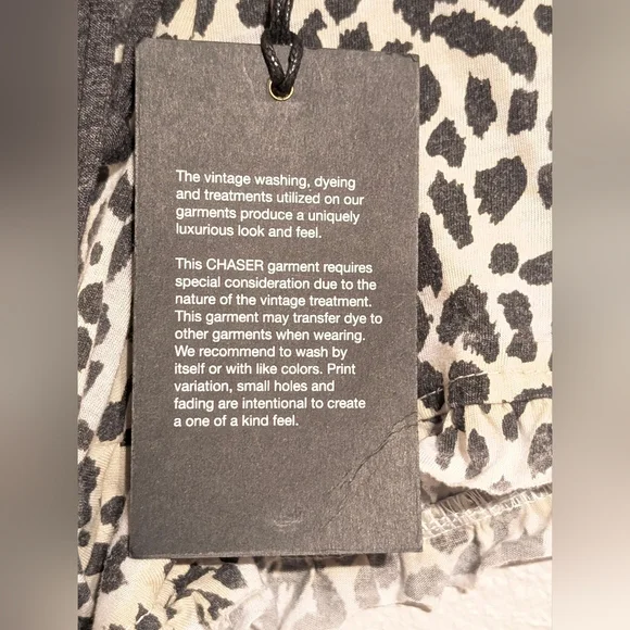 ​🐆 Chaser NWT Leopard Print Ruffle Hem Lounge Shorts Small ✨ - Picture 6 of 8